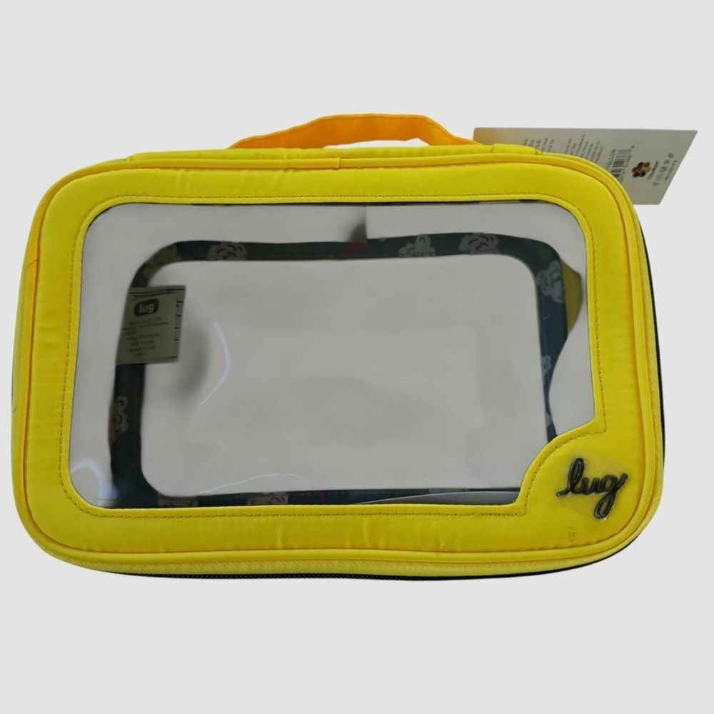 New With Tags Lug Clear Zip Storage Pouch 💛Yellow
